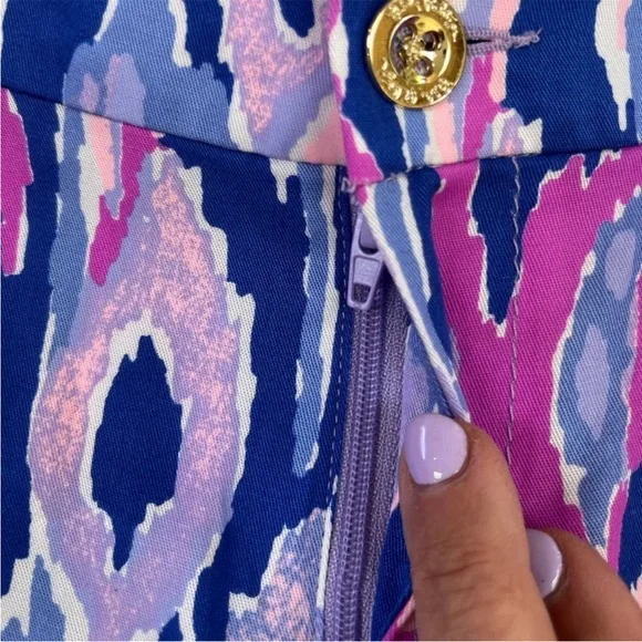 Lilly Pulitzer Saffron Amethyst One Too Many Jogger Pants XS - Picture 5 of 8